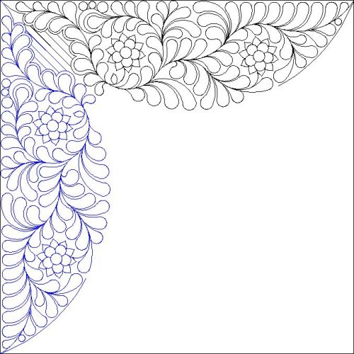 (image for) JN Carnival Flower_Q_Corner Background_Flowers-L05336