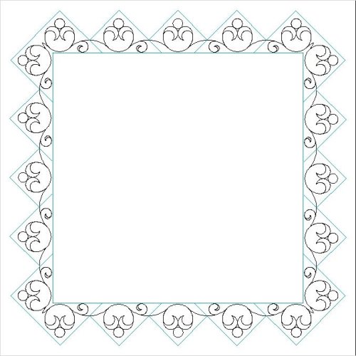 (image for) JN Cosmic Shimmer_Inner zigzag_border and corner-L05198