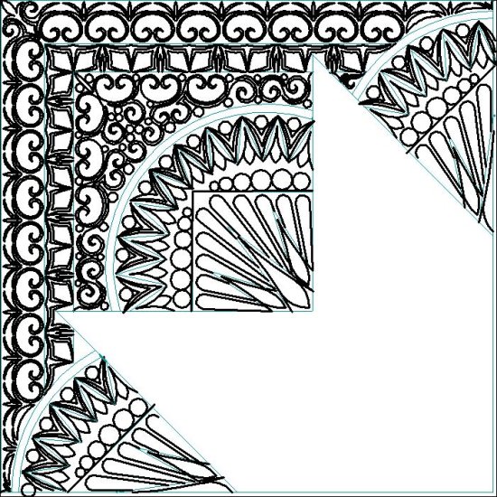 (image for) JN Desert Sun Wall Border_set-L06720