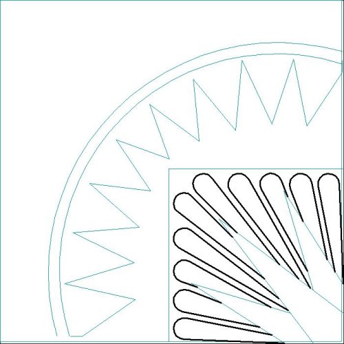 (image for) JN Desert Sun Wall_Block Point Background-L06726