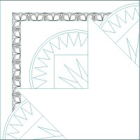 (image for) JN Desert Sun Wall_Inner Border-L06722