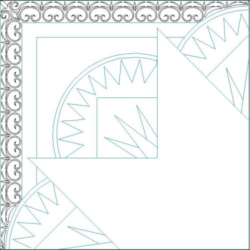 (image for) JN Desert Sun Wall_Outer Border-L06721