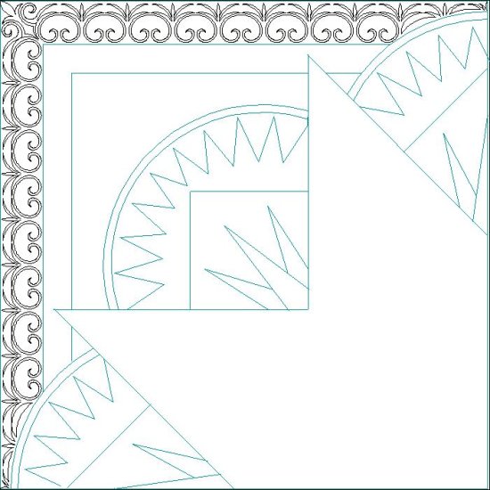 (image for) JN Desert Sun Wall_Outer Border-L06721