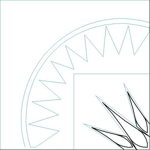 (image for) JN Desert Sun Wall_Block Points-L06727