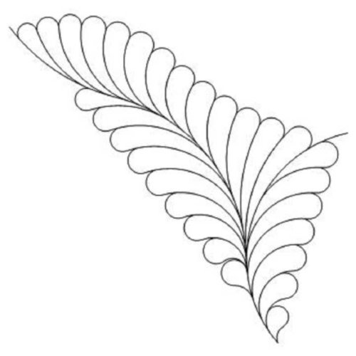 (image for) Judys Feathered Star Queen Feather Fill-L03297*