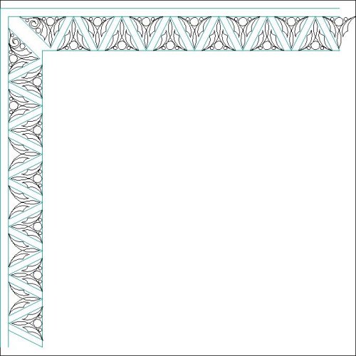 (image for) JN Floating Triangles_Border and Corner-L06873