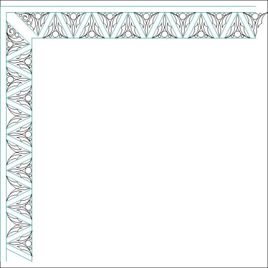(image for) JN Floating Triangles_Border and Corner-L06873