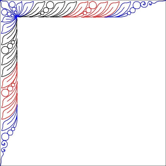 (image for) JN Fortune Teller_Inner Border and Corner Leaves and Beads-L05779