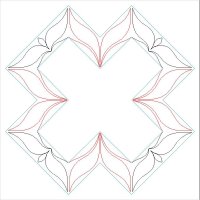(image for) JN Fortune Teller_Zig Zag Border and Corner-L05776