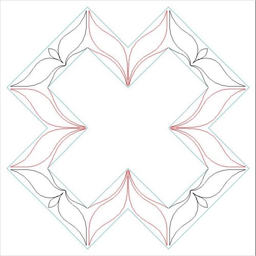 (image for) JN Fortune Teller_Zig Zag Border and Corner-L05776
