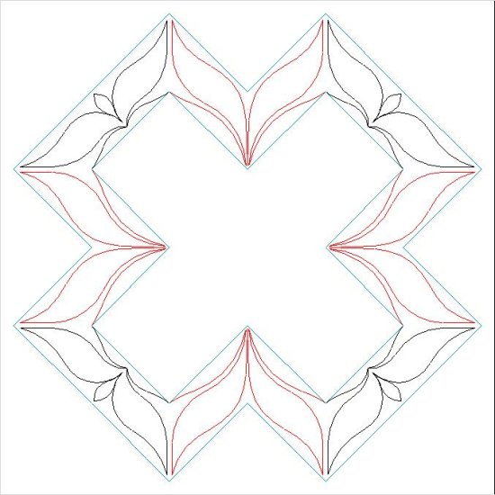 (image for) JN Fortune Teller_Zig Zag Border and Corner-L05776
