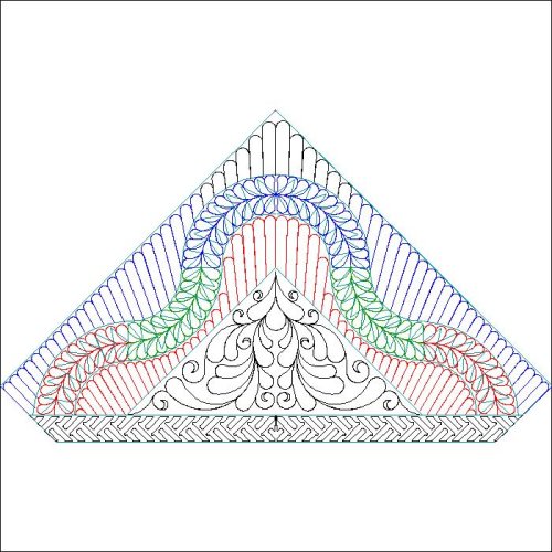 (image for) JN Grandmas Garden Border-L06506
