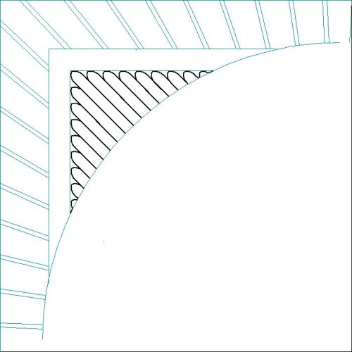 (image for) JN Honeycomb_Bamboo Frame_Triangle-L06337