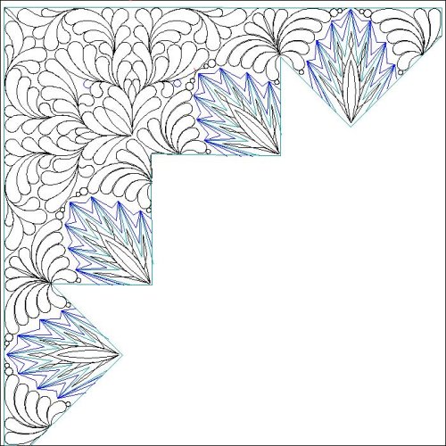 (image for) JN Pineapple Blossom Border-L06651