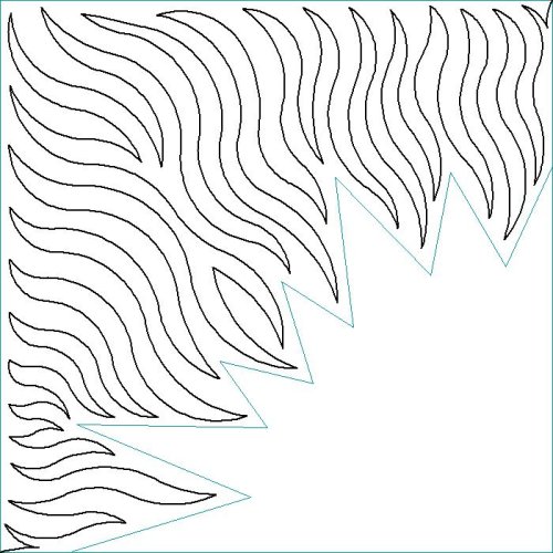 (image for) JN Sunflower Illusions_Background Flames_12 inch-L06814