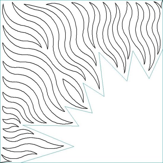 (image for) JN Sunflower Illusions_Background Flames_12 inch-L06814