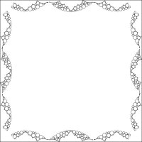 (image for) Judys Vintage Rose Queen Extension Point Pearl Fill Border and Corner-L03063*