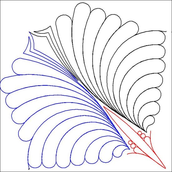 (image for) Joans Parallelogram_Large_Feather and Star Point_C_p2p-L06779