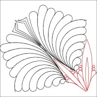 (image for) Joans Parallelogram_Large_Feather and Star Points_a_p2p-L06777