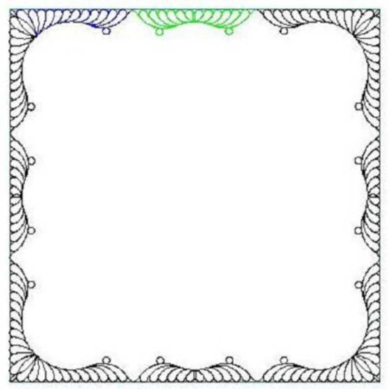 (image for) Judys Confetti Border and Corner-L01813*