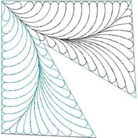 (image for) Judys Feathered Star_inner feather corner-L01187