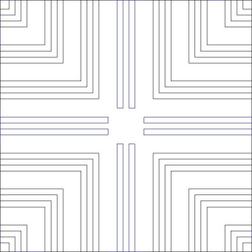 (image for) Keys and Lines_Border and Corner-L05581