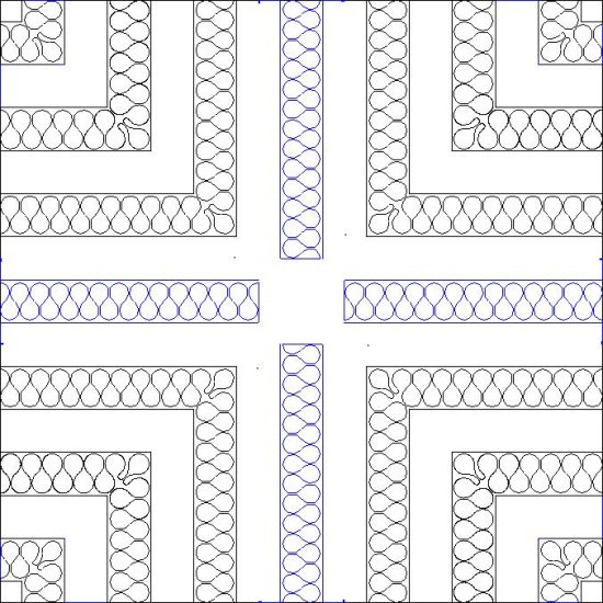 (image for) Keys and Loops_Border and Corner-L05580