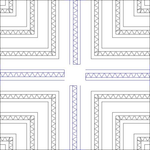 (image for) Keys and Triangles_Border and Corner-L05584