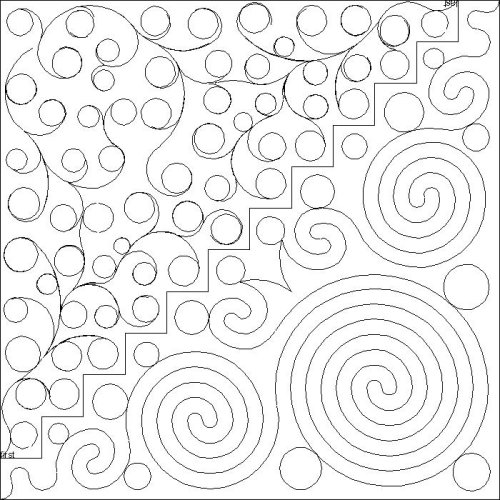 (image for) Log Cabin_Pearls_p2p_11 and Curls_p2p_12-L06844