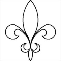 (image for) Mardi Gras_Fleur de Lys-L01233