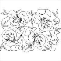 (image for) Panda Baby with Leaves_e2e-L01054