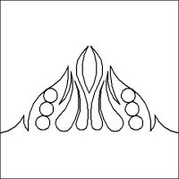 (image for) Pearl Drop Feather Triangle_p2p-L04551*