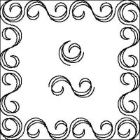 (image for) Rocking Curls Border and Corner-L04536*