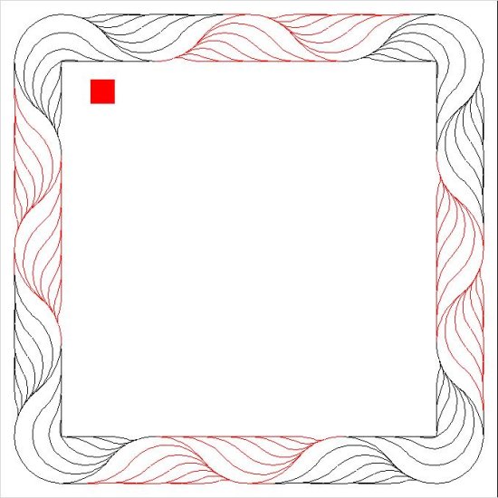 (image for) Rolling Ribbons_border and corner-L05220