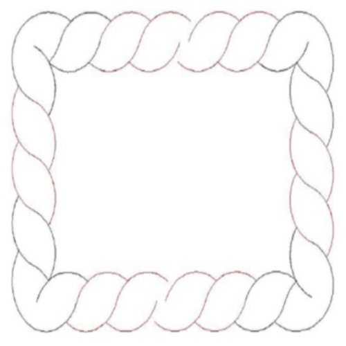 (image for) Rope Border and Corner-L03088*