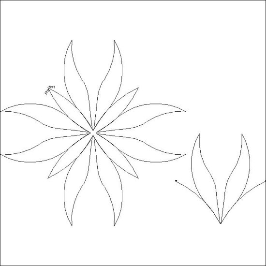 (image for) Rosina_Leaf Star and Quarter Star_p2p-L06251