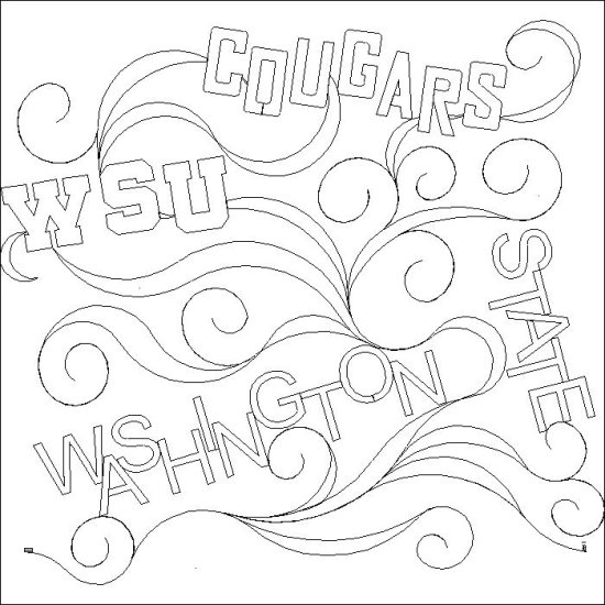 (image for) School Meander_Washington State Cougars Spirit-L05795