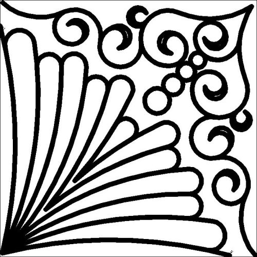 (image for) Shawnas Offset Log Cabin_a_Feathers and Curls-L06442