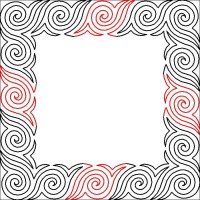 (image for) Snail Swirl_Border and Corner-L06746