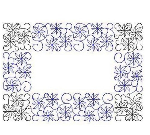 (image for) Spin Flower_border and corner-L00758