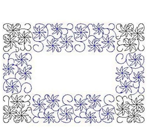 (image for) Spin Flower_border and corner-L00758