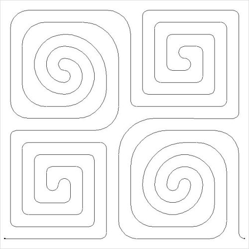 (image for) Spiral Squares and Circles E2E-L04947*