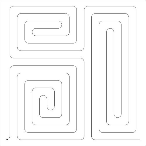 (image for) Spiral Squares and Rectangles E2E-L04946*