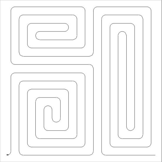 (image for) Spiral Squares and Rectangles E2E-L04946*