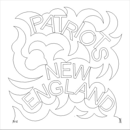 (image for) Sports Meander_New England Patriots-L06015