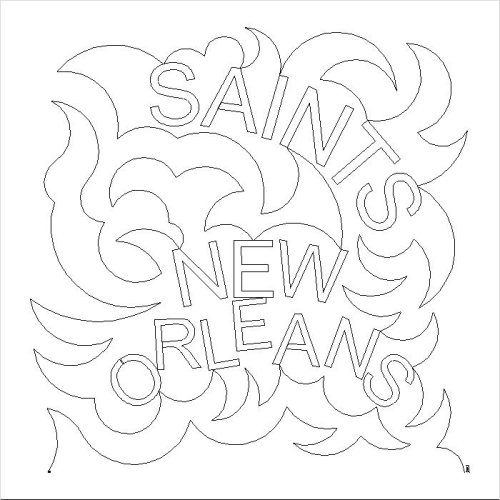 (image for) Sports Meander_New Orleans Saints-L06016