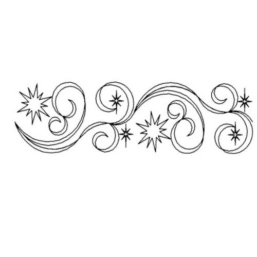 (image for) Star Swirls_border-L00662