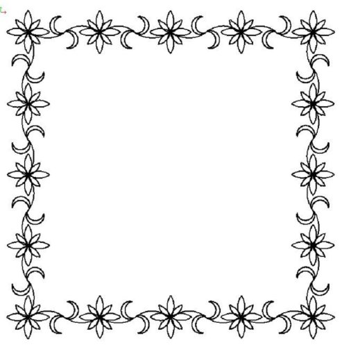 (image for) Starflower_border and corner_2-L00542