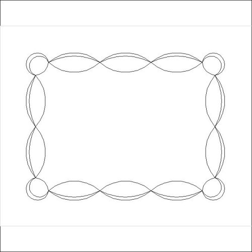 (image for) Sunshine and Shadow Narrow Border and Corner-L01875*