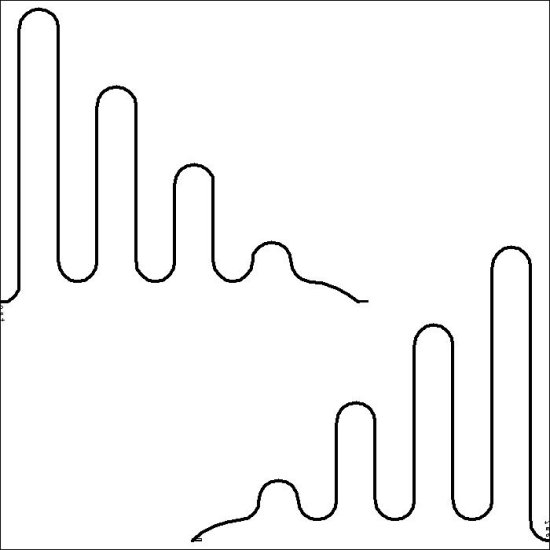 (image for) Super Star Coil Half Square Triangles_Dense_p2p-L06809